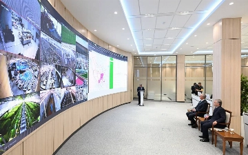 Мирзиёев и Токаев посетили ситуационный центр Бухарского областного хокимията