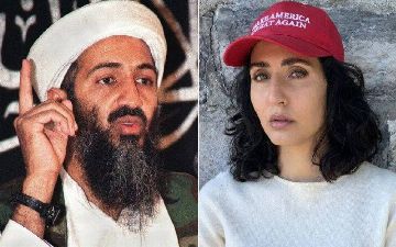 Племянница бывшего террориста №1 бен Ладена протестовала на саммите с плакатом про Трампа