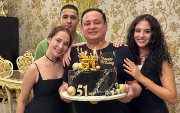 Как близкие поздравили Тахира Садыкова с днем рождения