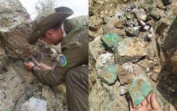 Геологи обнаружили новую минеральную структуру в горах Сурхандарьи