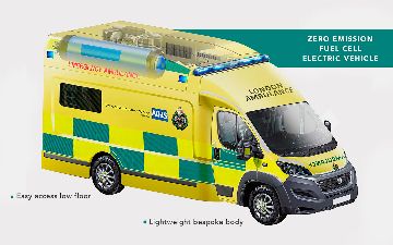 В Лондоне появится первая в мире машина скорой помощи на водороде