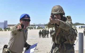 Узбекистан и Таджикистан начали военные учения в Термезе — фото