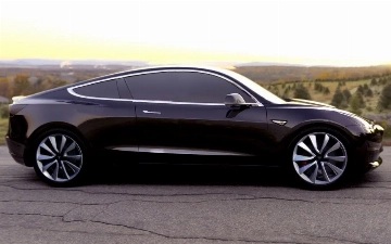 В сети показали фото Tesla Model 3 в кузове купе
