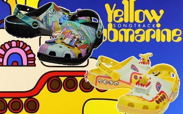 The Beatles и Crocs выпустили сабо в стиле Yellow Submarine