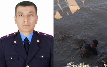 В Кашкадарье сотрудник МЧС спас тонущего ребенка