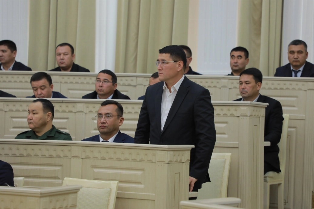 На фото Дарьябай Кайпов /&nbsp;Жокаргы Кенес