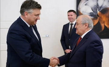 Abdulaziz Komilov Xorvatiya Bosh vaziri bilan uchrashuv oʻtkazdi