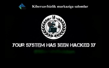 Хакеры взломали сайт Сената Олий Мажлиса