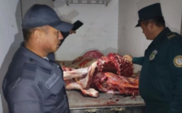 В Ташкент снова пытались провезти сотни килограммов испорченного мяса