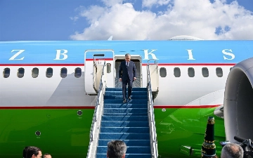 Shavkat Mirziyoyev amaliy tashrif bilan Qozog‘istonga yetib bordi