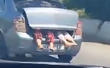 Водитель Cobalt перевозил женщин в раскаленном от жары багажнике (видео)