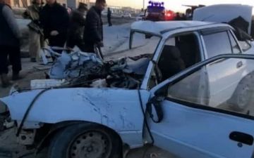 В Каракалпакстане произошло смертельное ДТП, в результате которого погибли два человека