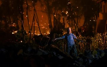 Власти Греции запретили гражданам ходить в лес из-за сильных пожаров