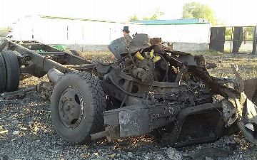 В Самарканде взорвался газовоз «ЗИЛ-138»: есть погибшие