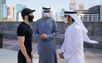 Дуров встретился с наследным принцем Дубая<br>