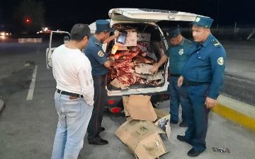В Ташкент пытались завести 700 кг испорченного мяса