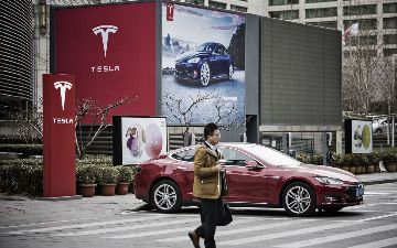 В Китае запретили въезд автомобилей Tesla
