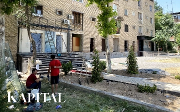 В центре Ташкента начали сносить кафе и магазины на первых этажах (фото)