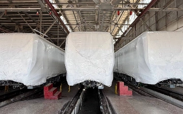 Toshkent metrosiga yana uchta yangi poyezd olib kelindi