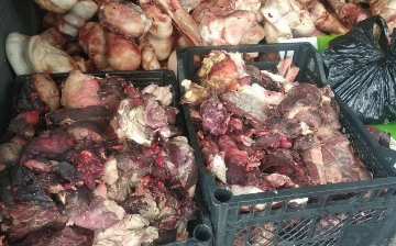 На рынке «Куйлюк» обнаружили почти 200 кг испорченного мяса