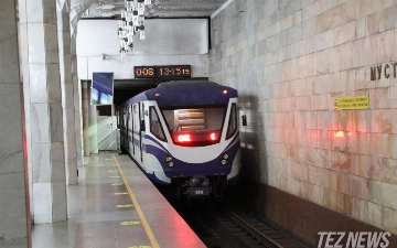 Toshkent metrosida poyezd yana to'xtab qoldi