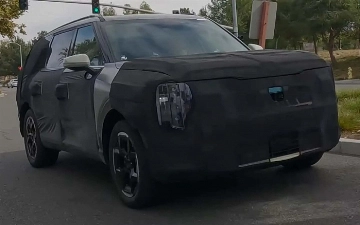 Новый Kia Telluride впервые заметили на дорогах