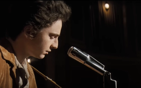Вышел первый трейлер музыкального байопика с Тимоти Шаламе в роли Боба Дилана