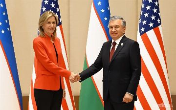 Глава Узбекистана принял делегацию США