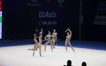 Впервые в истории узбекская сборная художественной гимнастике заняла первое место на Кубке мира