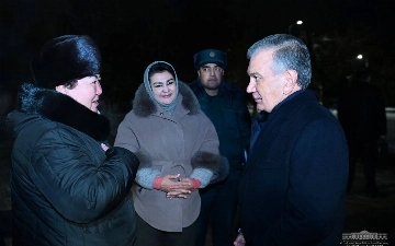 Президент ознакомился с благоустройством и подготовкой к зиме в махаллях Ташкента