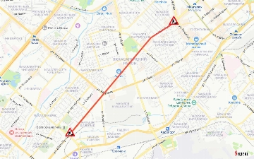 Shota Rustaveli ko‘chasida avtomashinalar harakati 31-avgustgacha cheklanadi