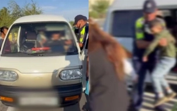 В Навои пьяный водитель Damas перевозил свыше 20 воспитанников детсада