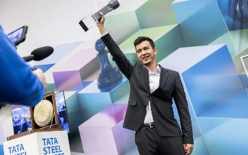 Узбекский шахматист Нодирбек Абдусатторов стал чемпионом Tata Steel Chess 2026