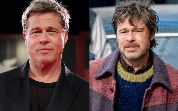 Брэд Питт удивил внешним видом на съемках нового фильма