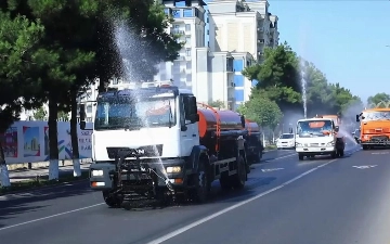 O‘zbekistonda jazirama sabab daraxt va yashil hududlarni sug‘orish kuchaytirildi
