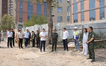 В центре Ташкента незаконно построили несколько многоэтажных домов