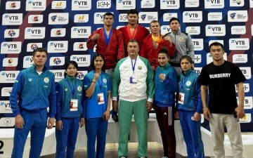 Узбекские самбисты завоевали 10 медалей на Кубке мира