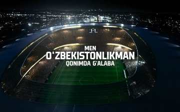В честь олимпийской сборной Узбекистана по футболу снят клип «Men o‘zbekistonlikman – qonimda g‘alaba»