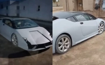Узбекистанец превратил свою Gentra в Lamborghini