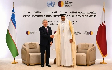 Шавкат Мирзиёев встретился с эмиром Катара