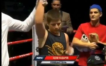 Сын Кадырова завоевал сомнительную победу в боксерском поединке – видео