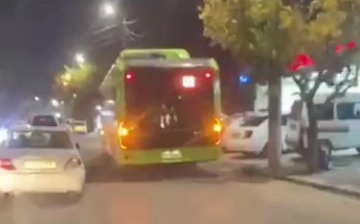 В Ташкенте водитель автобуса наехал на пьяного пешехода