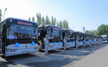 Shahrisabz – Kitob yo‘nalishida 20 ta zamonaviy avtobuslar harakati yo‘lga qo‘yildi