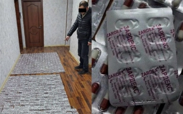 В Узбекистан пытались незаконно провезти сильнодействующие лекарства более чем на 1,3 млрд сумов