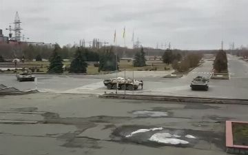 Российские военные захватили Чернобыльскую АЭС — видео