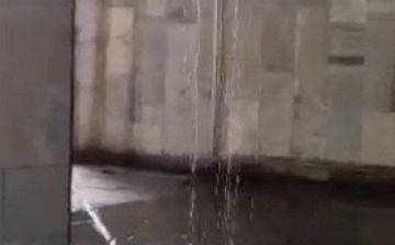 На одной из станций столичного метро стекала вода с потолка: «Ташкентский метрополитен» прокомментировал данный инцидент