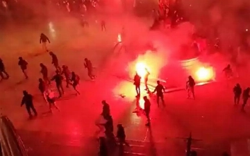 Европу накрыли беспорядки после матча Франция — Марокко