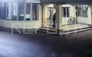 В Ташкенте охранник попался на камеру видеонаблюдения, где обливает горячим кипятком спящую собаку и был уволен