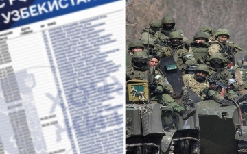 Озвучено число завербованных в армию России узбекистанцев
