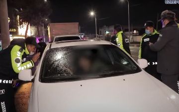 В Ташкенте оштрафовали пьяную водительницу, которая проехала на красный, говоря по телефону